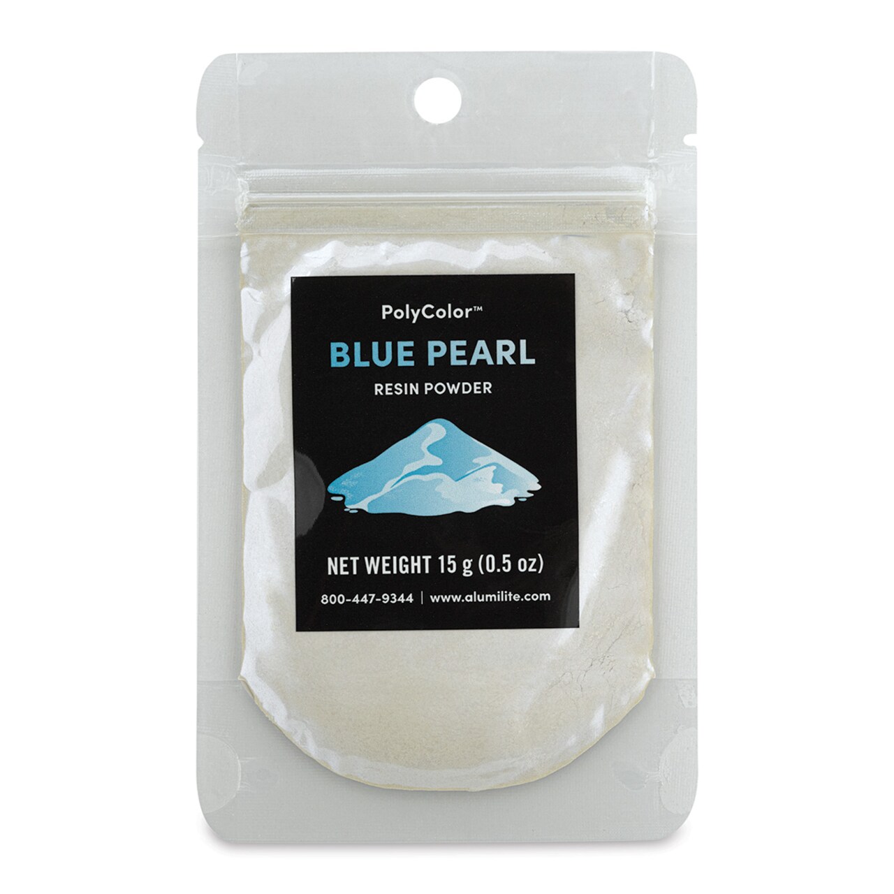 PolyColor Resin Pigment Powder - Blue Pearl, 15 g